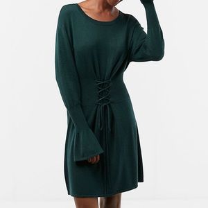Corset Waist Sweater Dress — Express